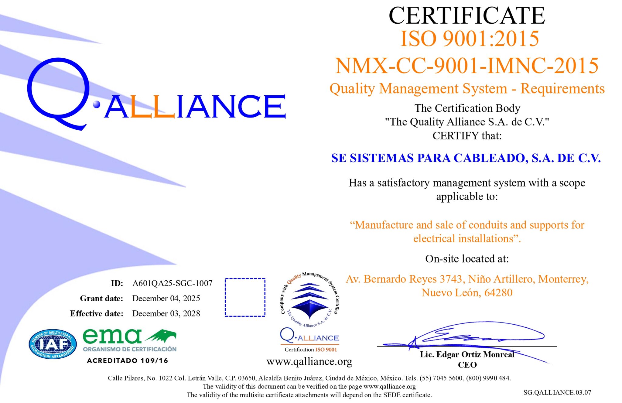SG.QALLIANCE.03.07-CERTIFICADO-9001_SE-SISTEMAS-PARA-CABLEADO_CD_page-0002-2048x1327